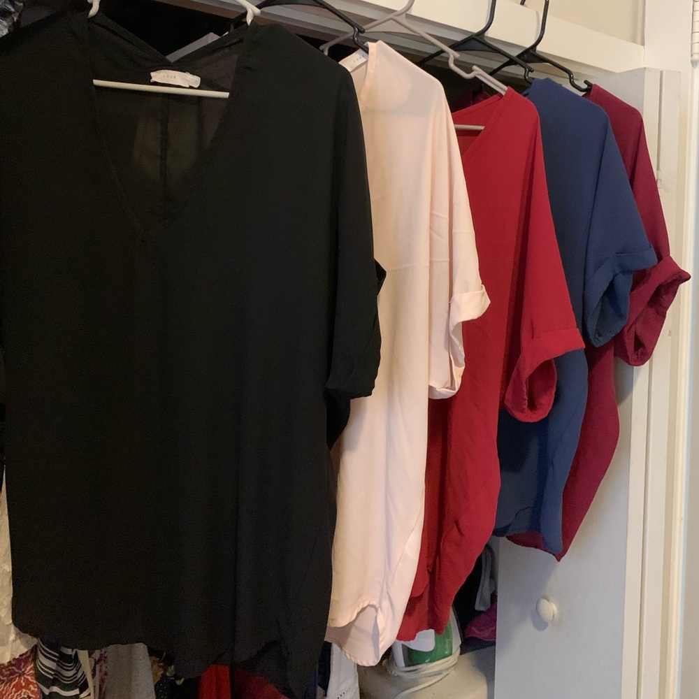 Bundle of 5 Lush blouses.